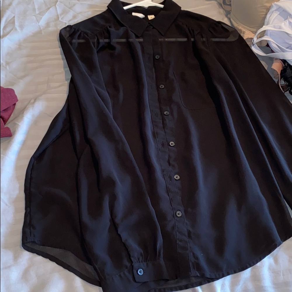 Silk Button Down - image 1